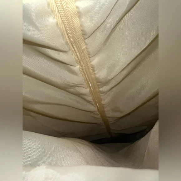 Laura Scott light yellow sleeveless linen / rayon dress size 14 - Picture 8 of 11